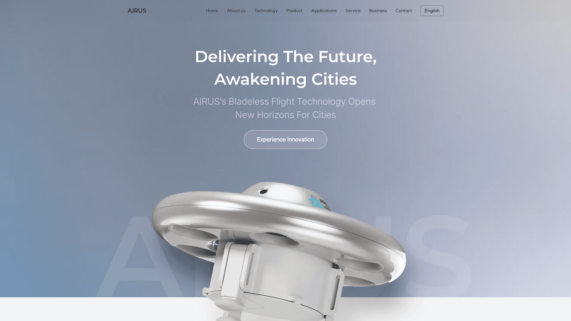 Airus 홈페이지 - AIRUS